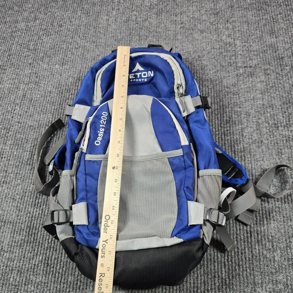 TETON Sports Oasis 1200 Backpack Mens One Size‎ Blue Hydration Hiking NO BLADDER